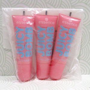 ESSENCE💥JUICY BOMB SHINY LIPGLOSS 05 PINK LEMONADE - LOT OF 3💥